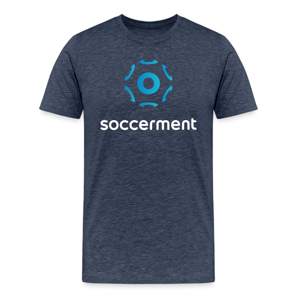 Soccerment Maglietta Premium - blu erica